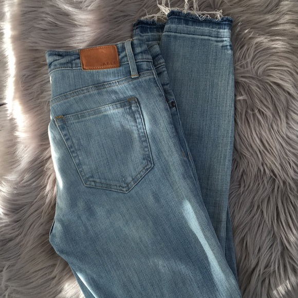 Able Denim - ABLE skinny jeans 27 released hem distressed